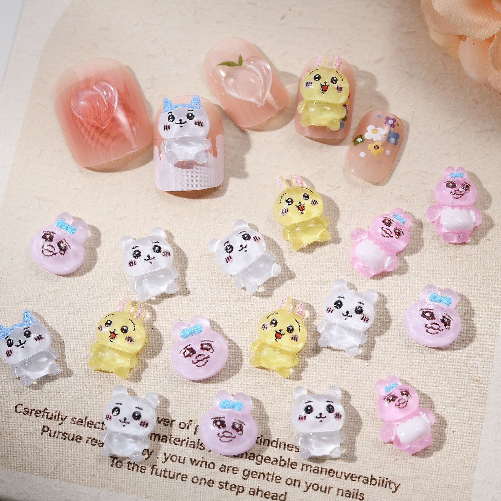 Nail Art - 100개입, 만화 캐릭터 포치카와 네일 아트