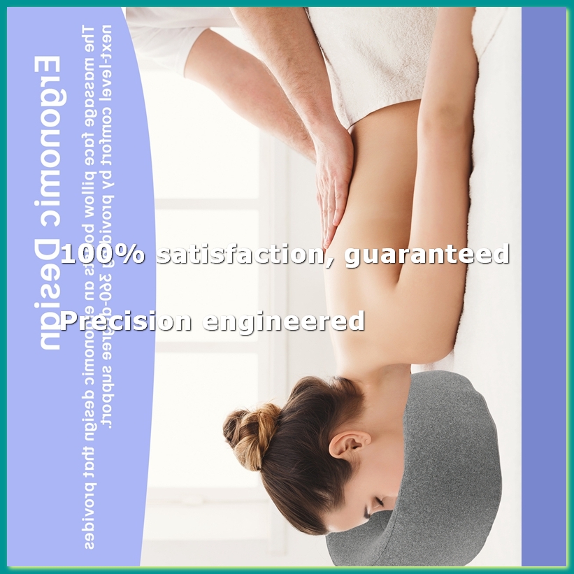 Massage - 인체공학적 수면 베개 메모리폼 헤드레스트 지지