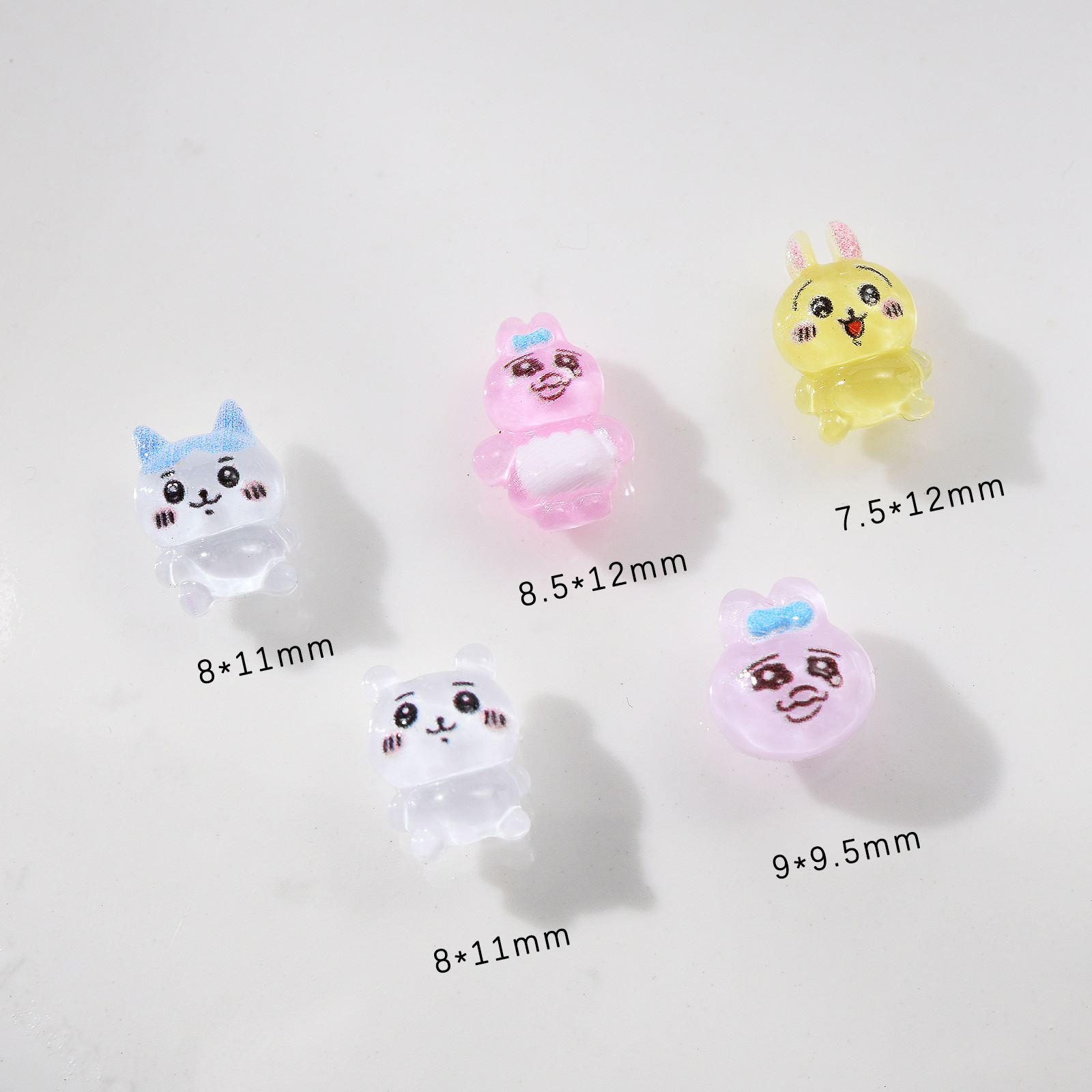 100개입, 만화 캐릭터 포치카와 네일 아트 액세서리, - Nail Art 리뷰 및 가격