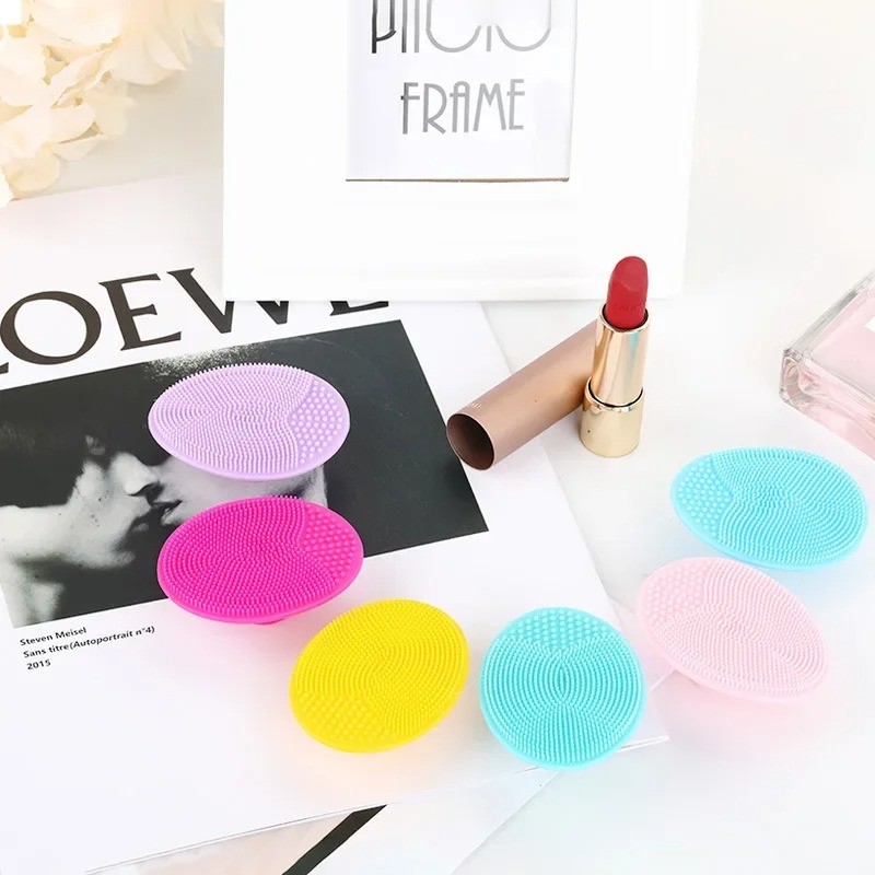 손가락 그립이 있는 실리콘 얼굴 클렌징 브러시 - 각질 - Silicone Face Scrubber Electric 리뷰 및 가격