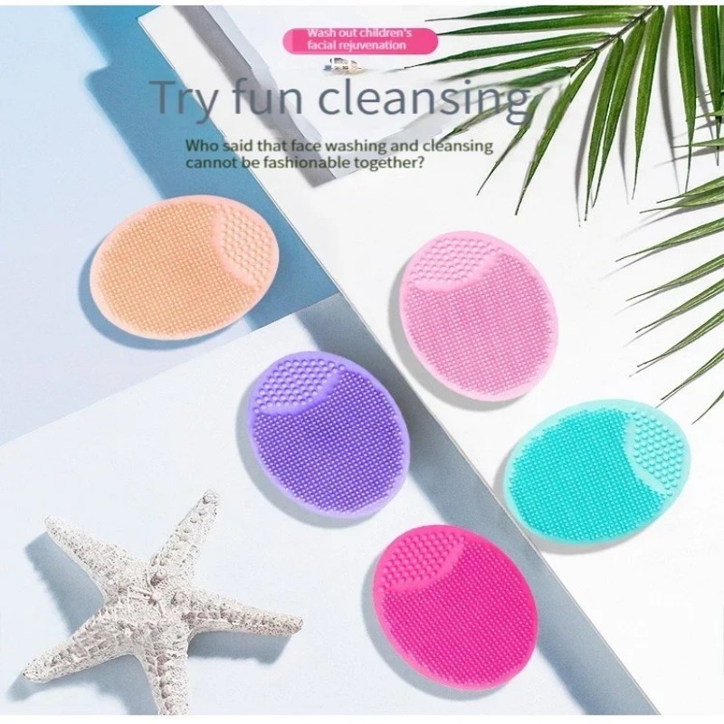 손가락 그립이 있는 실리콘 얼굴 클렌징 브러시 - 각질 - Silicone Face Scrubber Electric 리뷰 및 가격