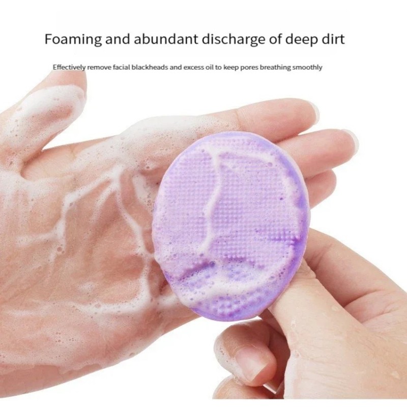 손가락 그립이 있는 실리콘 얼굴 클렌징 브러시 - 각질 - Silicone Face Scrubber Electric 리뷰 및 가격
