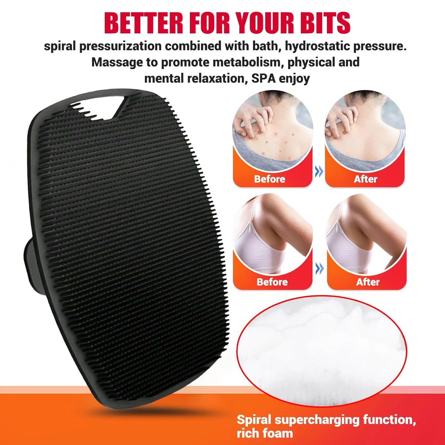 새로운 마사지 목욕 브러시 타원형 목욕 브러시 부드러운 - Silicone Face Scrubber Electric 리뷰 및 가격