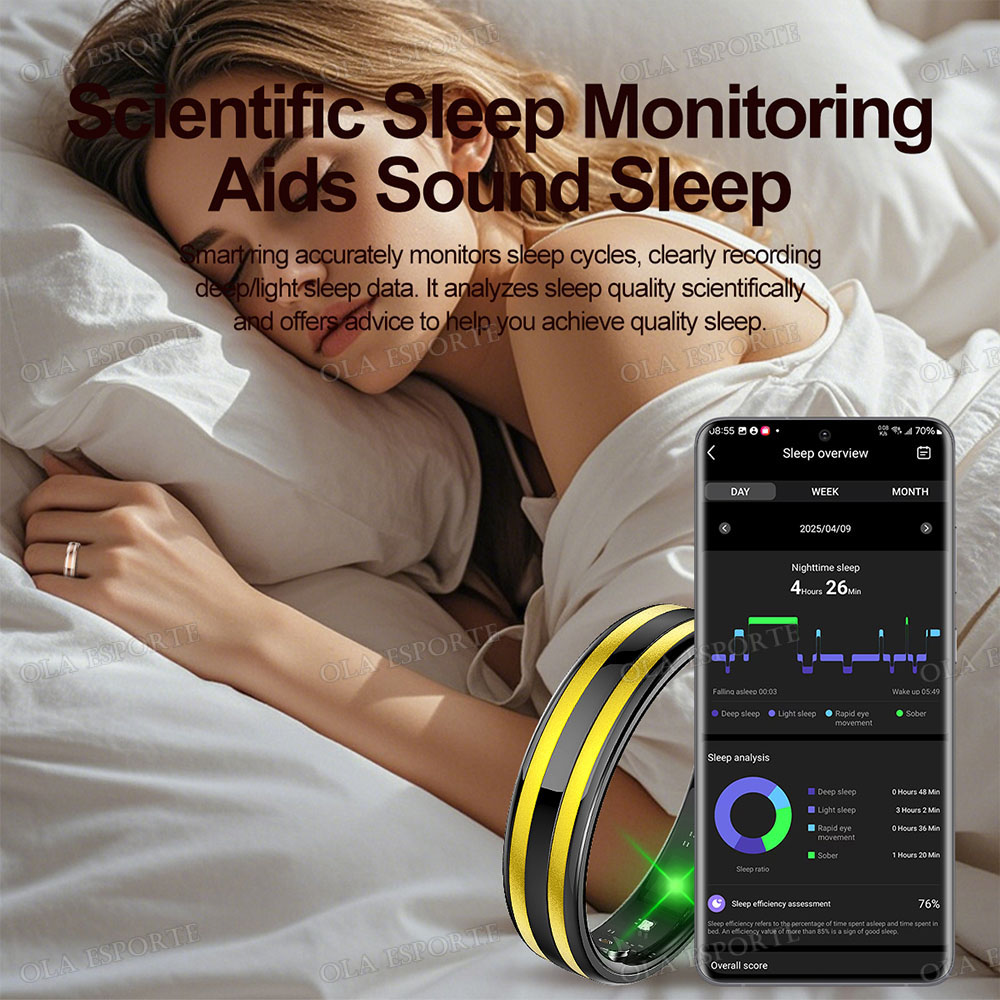 제스처 감지 스마트 링 아웃도어 방수 스마트링 실시간  - Health Monitors 리뷰 및 가격