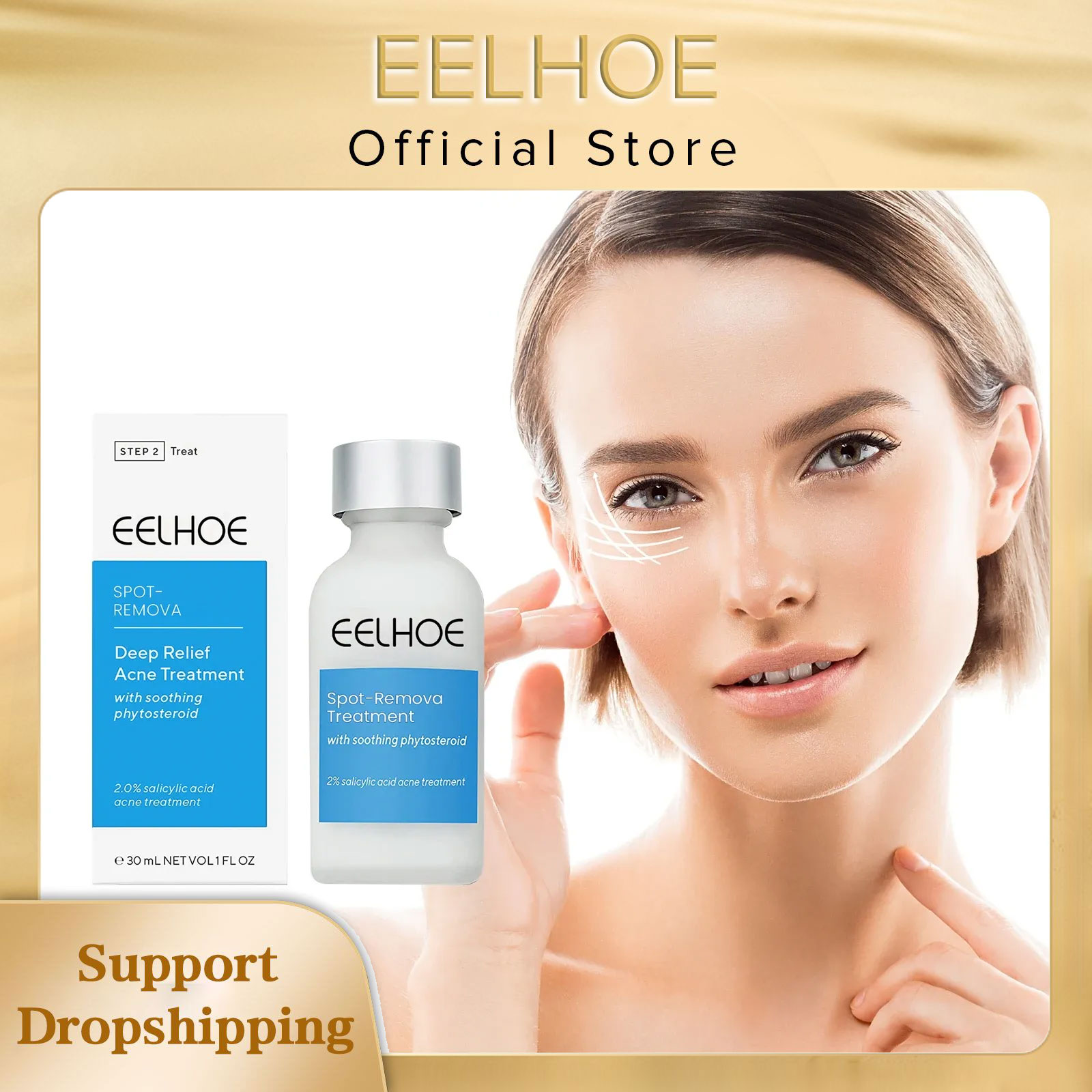 EELHOE-여드름 치료 로션 살리실산 에센스, 주근깨 - Salicylic Acid Blackhead Remover 리뷰 및 가격