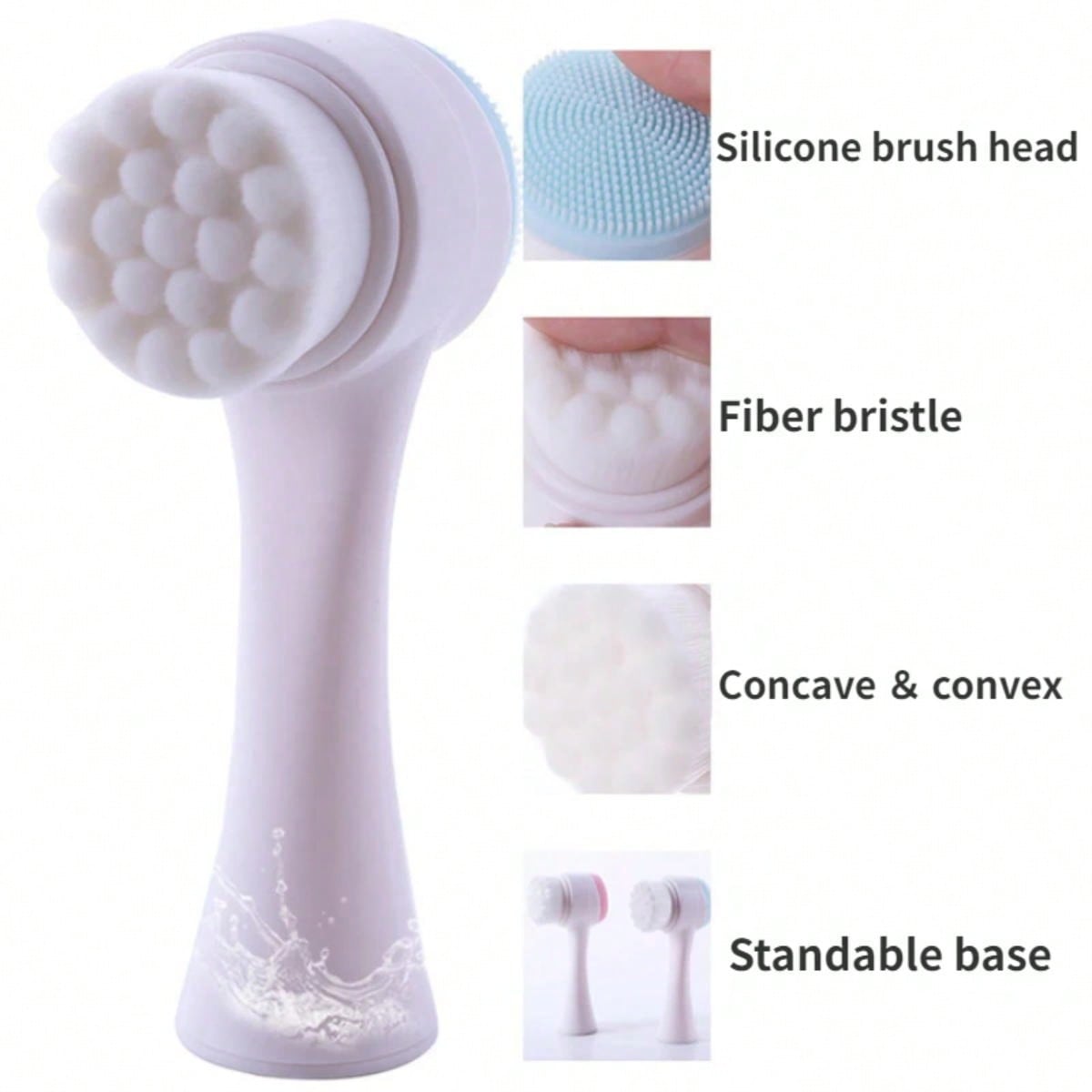 양면 세안기 실리콘 세안 브러쉬 블랙헤드 제거 모공 클 - Silicone Face Scrubber Electric 리뷰 및 가격