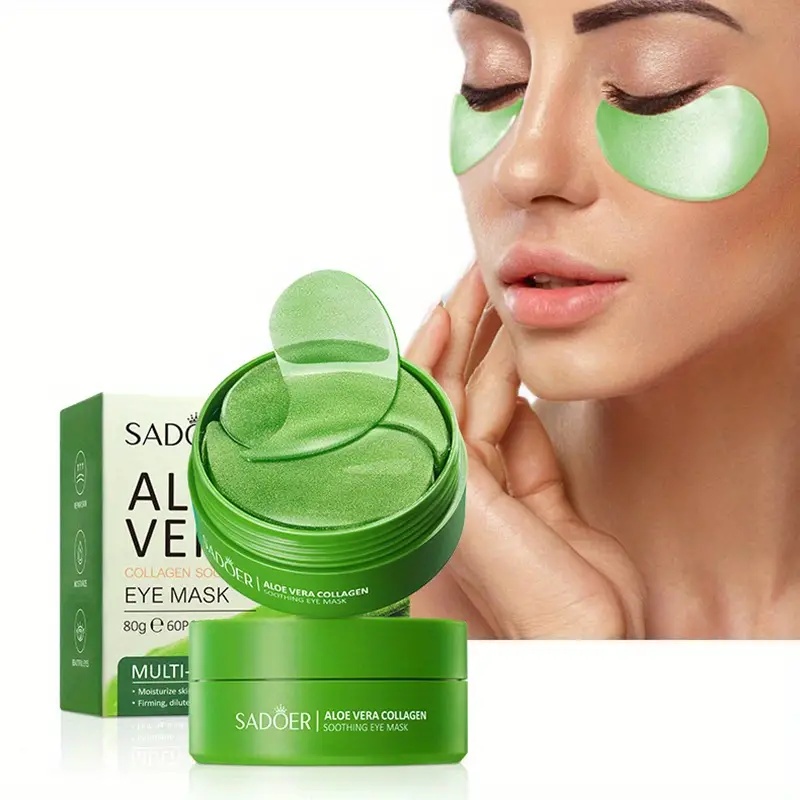 알로에 베라 콜라겐 아이 마스크 60매 - 저자극 포뮬 - Collagen Under Eye Patches 리뷰 및 가격