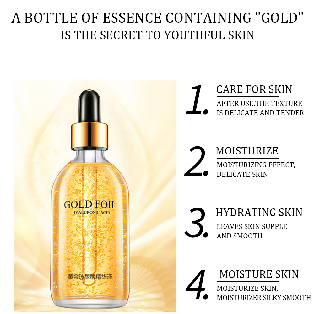 100ml 24k 골드 히알루론산 니코틴아미드 페이스  - Hyaluronic Acid Facial Serum 리뷰 및 가격
